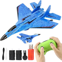 Kimmol RC plane remote control airplane toy, Su-35 model in EPP foam with LED lights - view 2