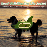 Dog Life Vests for Boating and Swimming, Dog Life Jacket – Essentials for Dogs - LightGreen / Small - image 3