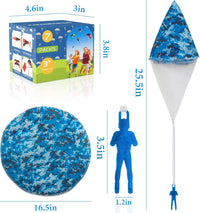 Stocking Stuffers Army Parachute Toys for Kids:5 Packs Indoor - image 2