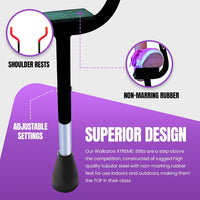 Geospace Adjustable Walkaroo Xtreme Steel Stilts for Kids - Black - image 3