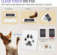 MYPAWLETS Paw Print Frame Kit, Dog/Cat Pawprints Keepsake - White - image 3
