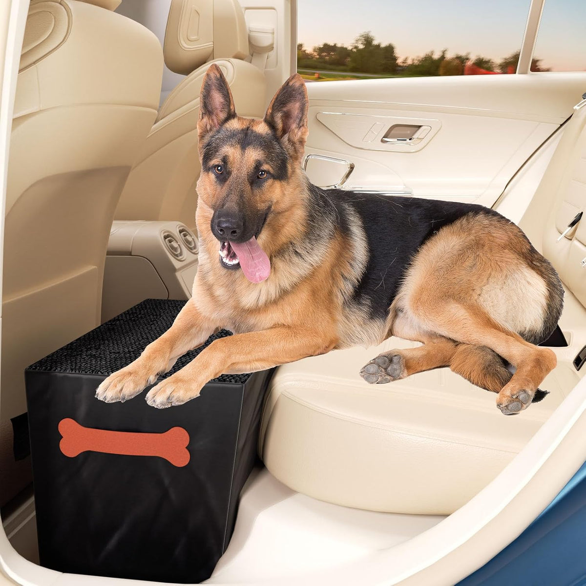 Front and Back Seat Extender for Dogs