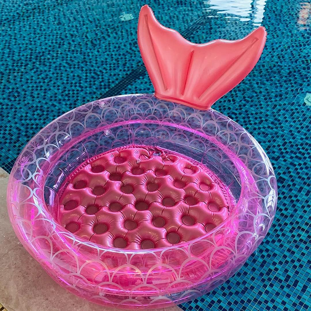 Benelet 47 inch inflatable mermaid kiddie pool and ball pit - view 8