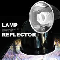 Reptile Light Fixture, 5.5'' Standard Dome for Reptile Basking Bulb Light/Heat Lamp/Ceramic Heat - 1-Pack / 5.5'' Deep Dome - image 4