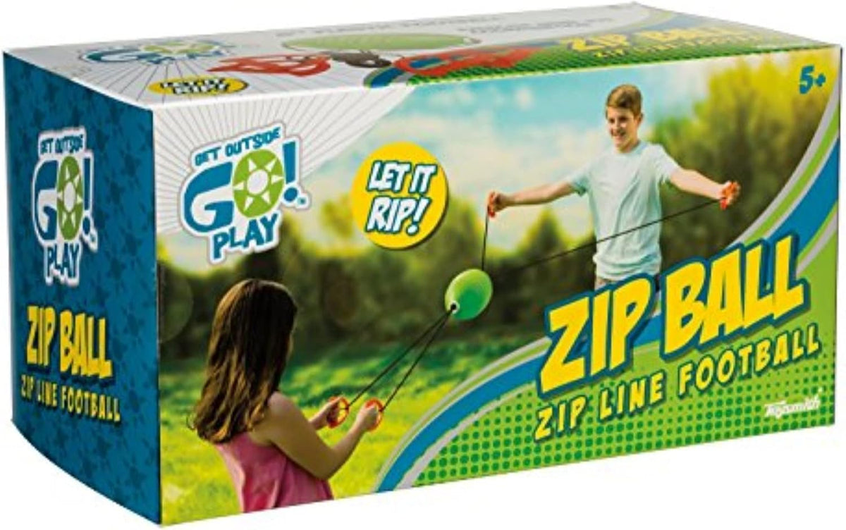 Toysmith Get Outside Go! Outdoor Toys in Multiple Styles and Colors. - Zip Ball - image 3