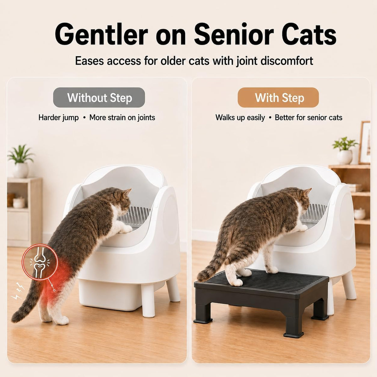 Large Litter Box Step for Cats - image 3