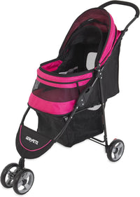 Gen7Pets Regal Plus Dog Stroller, Raspberry Sorbet Pet Stroller - image 4