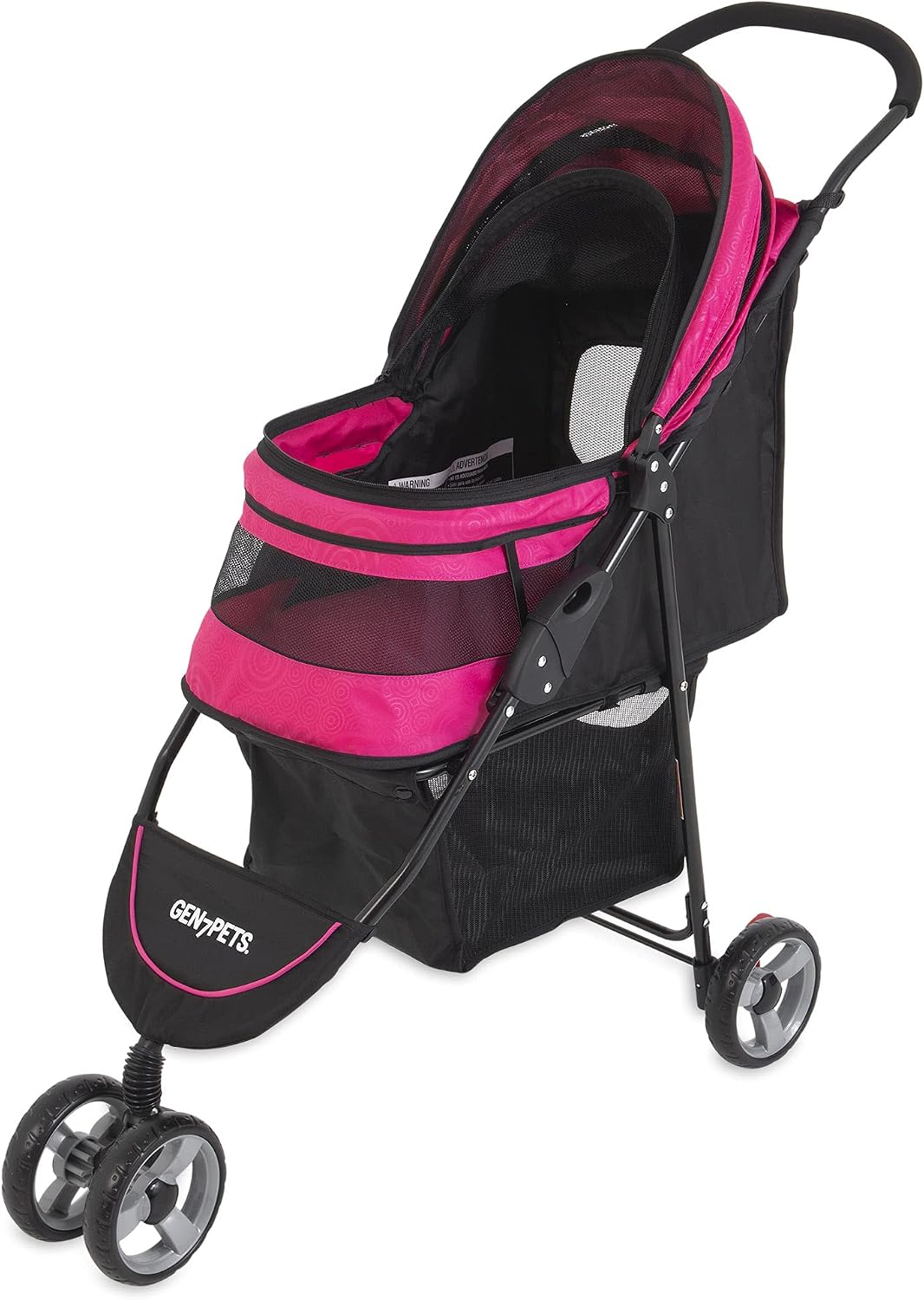 Gen7Pets Regal Plus Dog Stroller, Raspberry Sorbet Pet Stroller - image 4