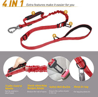 AUBELL Tactical Dog Leash Heavy Duty - Red - image 4