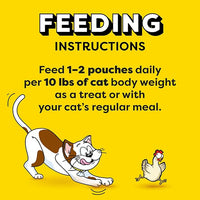 Temptations Creamy Puree Squeezable Lickable Wet Cat Treats with Chicken, 0.42 oz. Tubes, 24 Count
