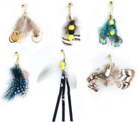 Cat Insect Feather Toys Replacement Cat Toy Wand Refills - Style 7