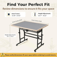 BuilderButler Puzzle Table 1500 Pieces with Wheels - Wooden Frame / Medium - image 2