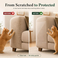 Anti-Scratch Tape for Furniture, Stop Cats from Scratching Couch - 12" x 15" ( 10 Sheets ) Cat Scratch Tape - image 3
