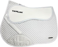 Thinline Cotton Quilted Jumper Durable Breathable Horse Riding Washable Shock-Absorbing no-Slip Thin Equine Saddle Pad - Equestrian Equipment and Accessories