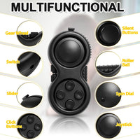 Skylety 2 Fidget Pad Game Controller Fidget Toy - All Black Style - image 2