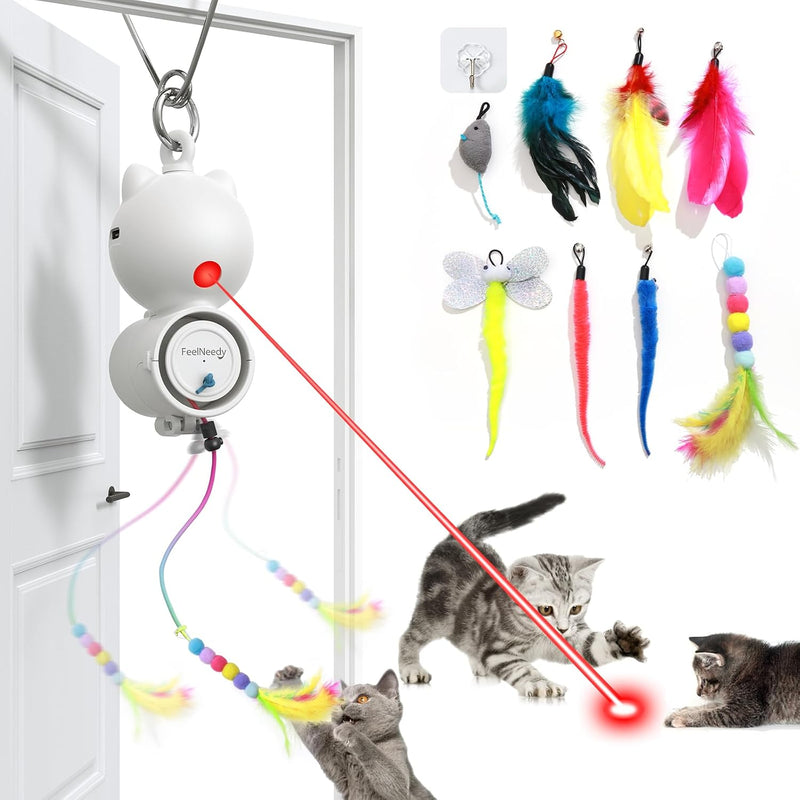 FEELNEEDY Interactive Cat Toys, LED Light