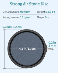 Pawfly Aquarium 4 Inch Air Stone - 5 inch - image 3