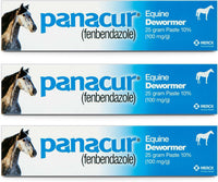 Panacur Equine Paste 10% Horse Dewormer 25g Apple Flavor 100mg