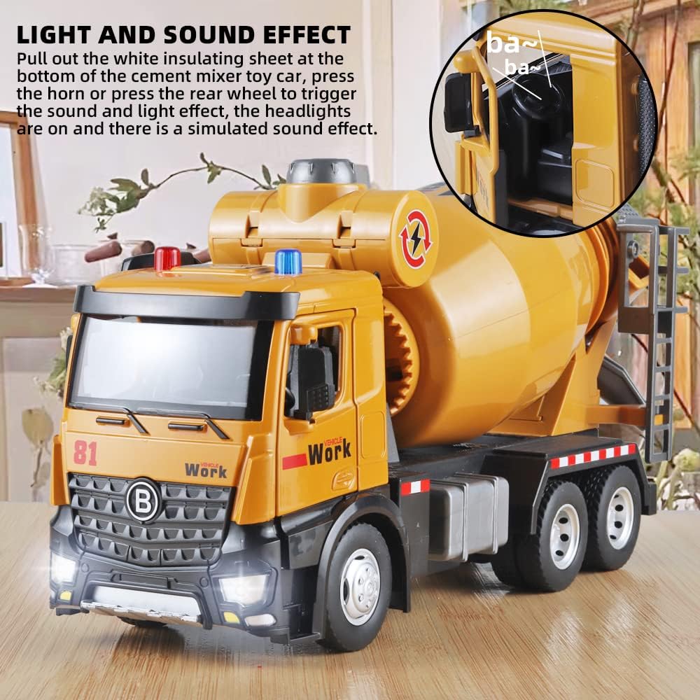 OANMYJJO diecast toy crane truck with extended boom and telescoping hook - view 11