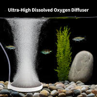 Fish Tank Bubbler, 3.2 Inch Aquarium Air Stone Kit, Nano Quiet Oxygen Diffuser for 20-70 Gallon - 6 Inch, for 100-150 Gal - image 3