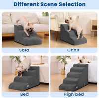 Dog Stairs for Small Dogs & Cats - Grey / 5 - image 2