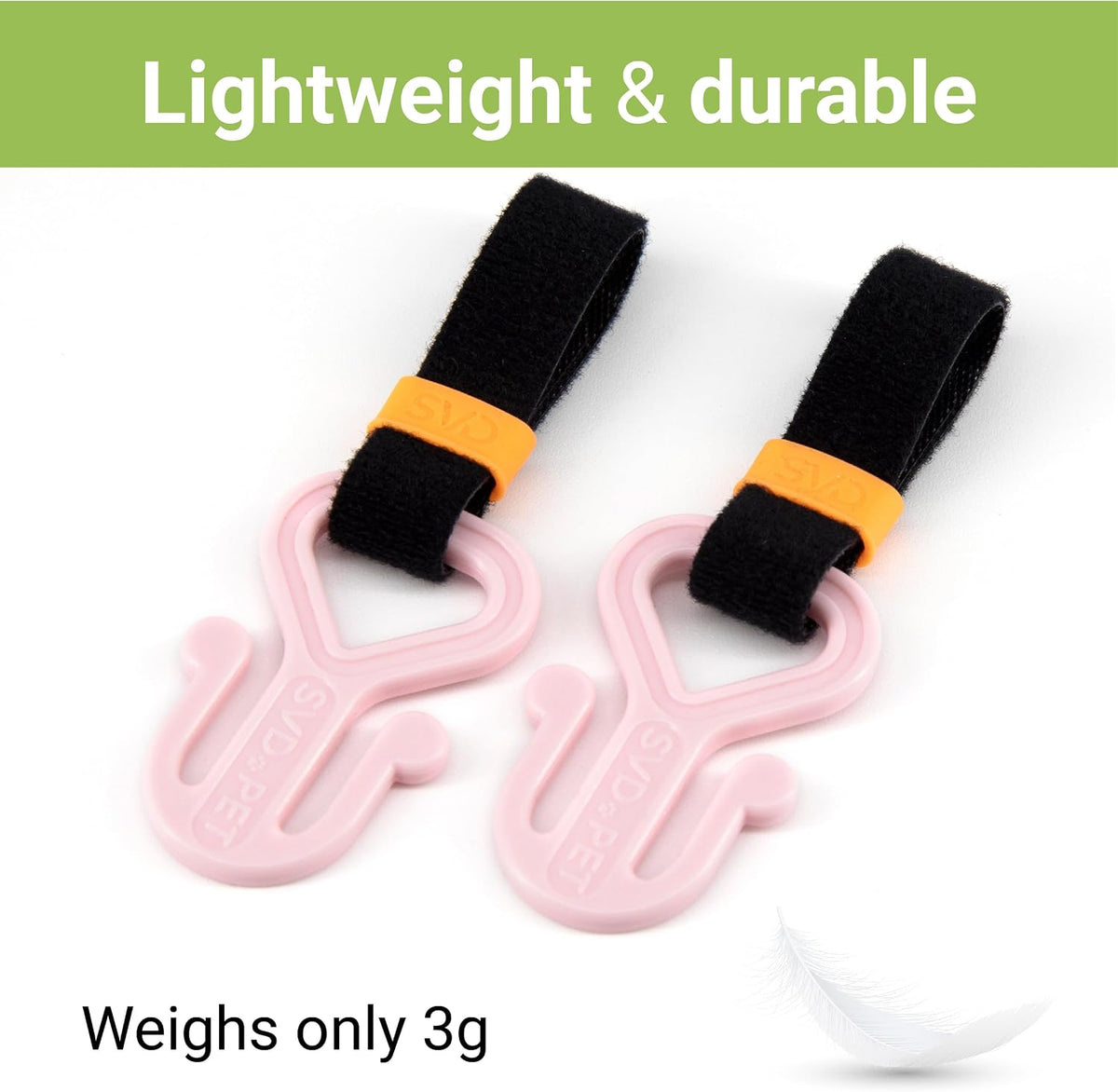 SVD.PET Dog Poop Bag Holder, Waste Bag Holder - 2 Count (Pack of 1) / Pink - image 3