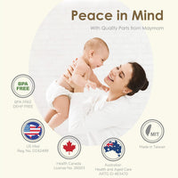Maymom Breast Pump Replacement Parts Compatible with Spectra S1 - 6 Valve 2 Membrane Tube Bfp - image 2
