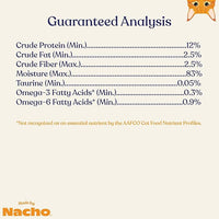 Made by Nacho Flaked Filets Recipe in Bone Broth, Grain-Free Chef's Selects Wet Food for Cats Balanced Diet in Naturally Hydrating Pumpkin-Infused Broth (3.0 oz (Pack of 12), Tuna & Bonito)