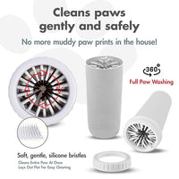 Dexas MudBuster Portable Paw Cleaner for Dogs, Large, Bright White Special Edition, Premium Pet Supplies and Accessories