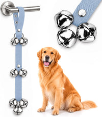 BLUETREE Dog Doorbells Premium Quality Training Potty Great Dog Bells - 04-Light Blue
