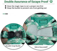 Escape Proof Cat Harness and Leash, Adjustable Vest - Green / XS - image 4