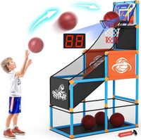 Arcade Basketball Game Set Boy Toys Indoor Outdoor Kids Basketball - Light Blue