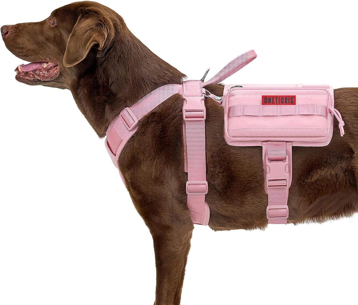 OneTigris Service Dog Vest Harness - Large / Pink