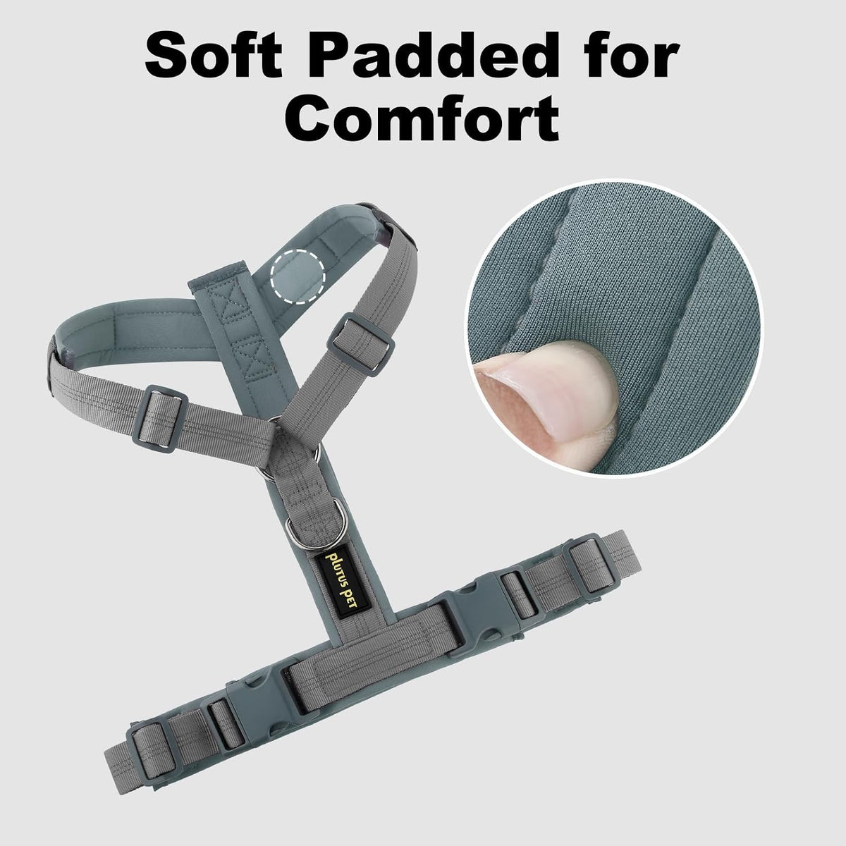 Plutus Pet No Pull Dog Harness - S / Gray - image 3