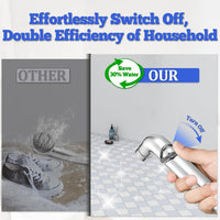 Dog Shower Attachment Metal - Silver / 1/2" Indoor Shower Diverter - image 3