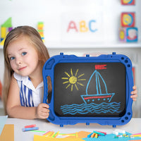 Amagoing Easel for Kids, Adjustable Standing Art Easel for Toddler, Double Side White Chalk Board - blue+red - image 4