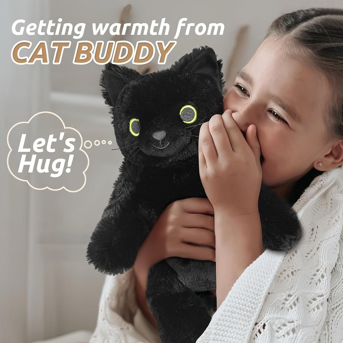 Highland Cow Stuffed Animals - Black Cat - image 2