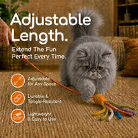 Wool Cat Toy, Felted Wool Rainbow Squid - image 4
