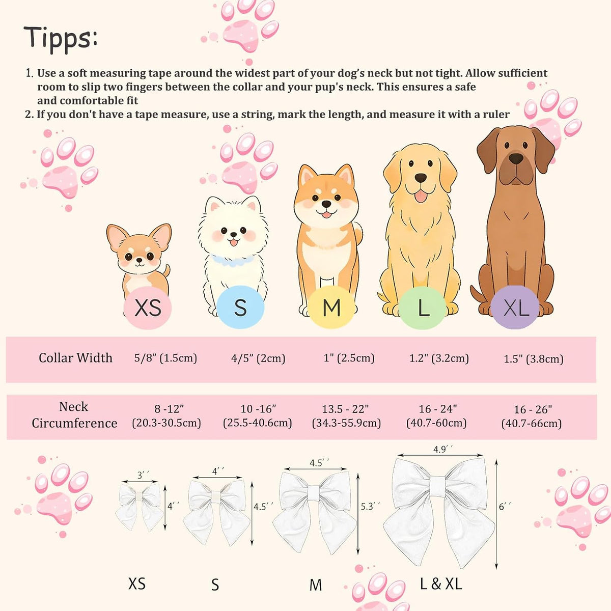Green Dog Collar with Bow Tie, Christmas Bowtie Dog Collar M – Essentials for Dogs - XS / T-Pink Plaid - image 2