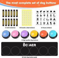 Dog Buttons for Communication, Talking Buttons for Dogs - 6 Pack - image 4