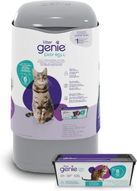 Litter Genie Easy Roll Pail with Easy Roll Refill - Grey - image 2
