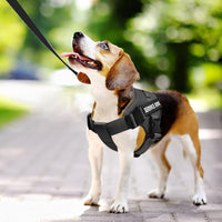 voopet Service Dog Harness, Emotional Support Pet Vest Harness - XX-Small (Pack of 1) / Black - image 2