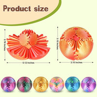 Gear Ball Fidget Toys Steampunk Gear Sphere for Kids - Sunset Red / 8 cm / 3.15 in - image 3