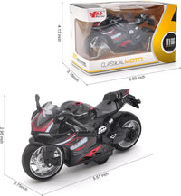 CYYSFIVQZ red 1:12 die cast motorcycle toy with lights, sounds and pull back motor - view 8