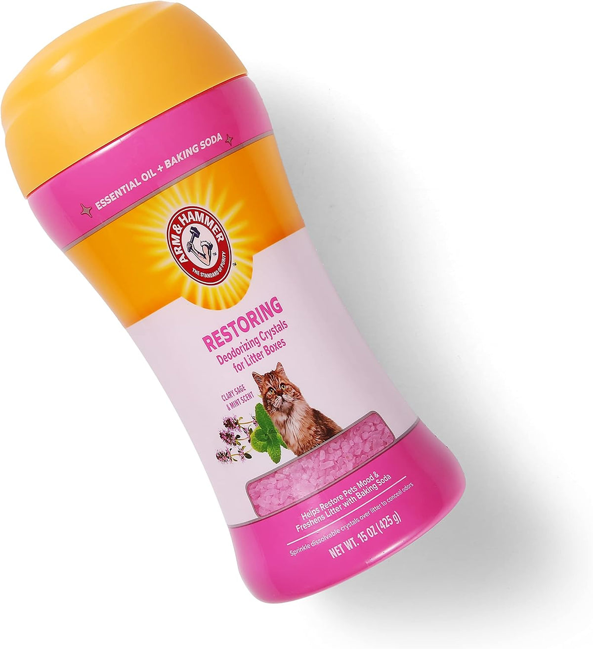 Arm & Hammer Cat Litter Deodorizing Crystals - Sage / 15 Ounce (Pack of 2) - image 4