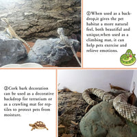2PCS Cork Terrarium Background - 2Pcs-11.8”x7.9” - image 3