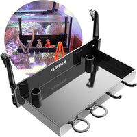 FL!PPER Flipper Tank Buddy - Fish Tank Accessories Organizer, Aquarium Accessories for Fish Tank, Aquarium Supplies, Saltwater Aquarium Accessories, Aquarium Cleaning Tools Storage Rack