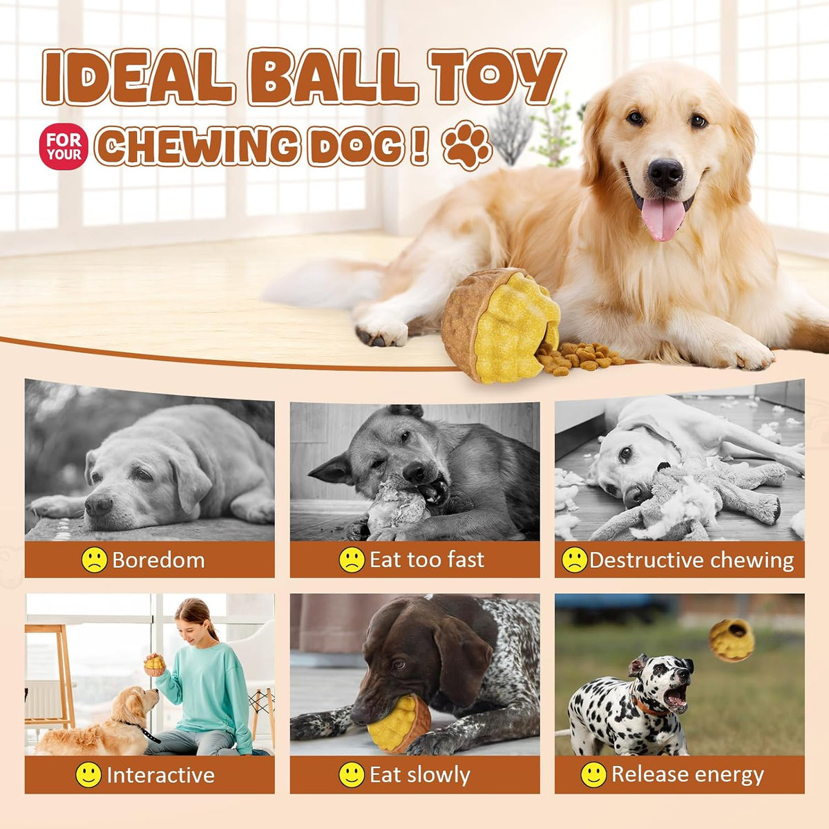 Dog Chew Toys for Aggressive Chewers - Coffe Wood - image 4