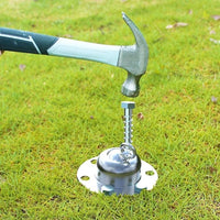 360° Swivel Dog Tie Out Cable and Stake - 2025 Upgrad Stainless Steel Dog Stake Dog Anchor for Small to Large Dogs - No Tangle Reflective Run Cable for Yard (Silver 10 ft Cable)