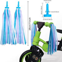 Bike Streamers Bike Tassels for Kids 1 Pair - Blue - image 3